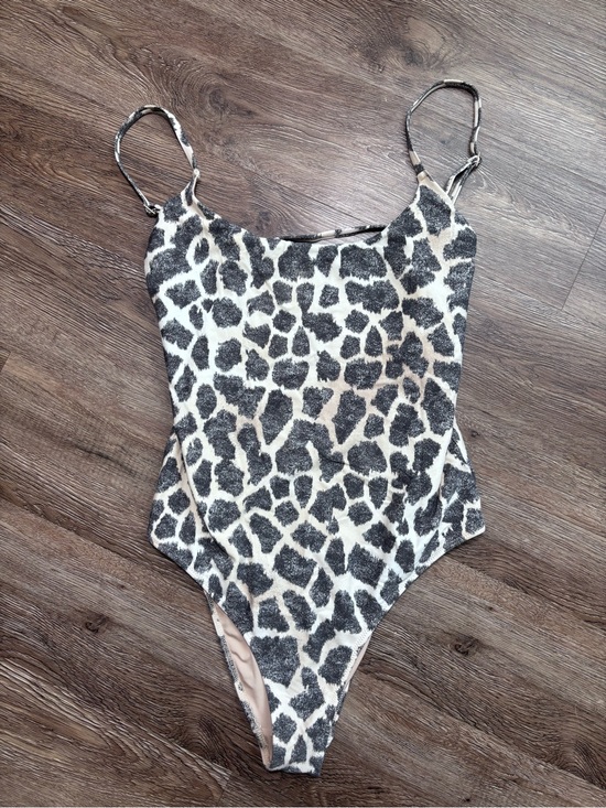 aerie Other - Offline by Aerie Open Back  Leopard Print One-Piece Swimsuit